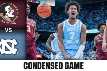 Florida State vs. North Carolina Condensed Game | 2025-26 ACC Men's Basketball