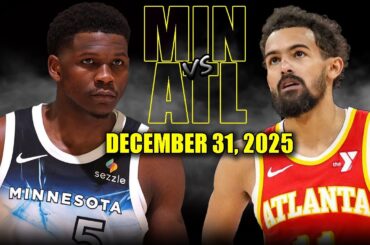 Minnesota Timberwolves vs Atlanta Hawks Full Game Highlights – December 31, 2025 | NBA Season