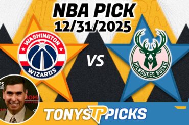 Washington Wizards vs Milwaukee Bucks Pick 12/31/25 NBA Pick Prediction