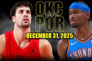 Oklahoma City Thunder vs Portland Trail Blazers Full Game Highlights – December 31 2025 | NBA Season