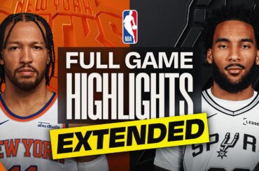 EXTENDED: KNICKS at SPURS | FULL GAME HIGHLIGHTS | December 31, 2025