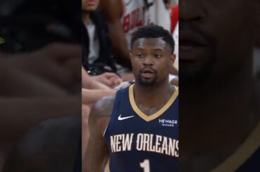 Zion Williamson off the glass SLAM #pelicans #shorts