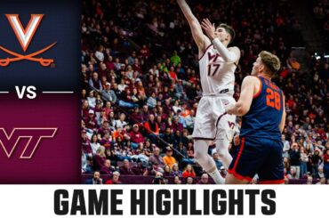 Virginia vs. Virginia Tech Game Highlights | 2025-26 ACC Men's Basketball