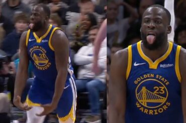 Draymond Green does big balls celly after clutch buckets to win vs Hornets 😂