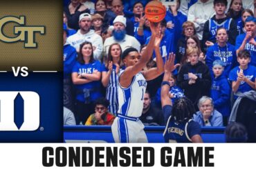 Georgia Tech vs. Duke Condensed Game | 2025-26 ACC Men's Basketball