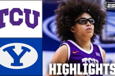 TCU Horned Frogs vs. BYU Cougars | Full Game Highlights | ESPN College Basketball