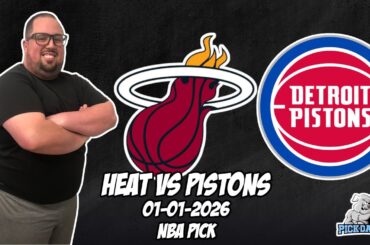 Miami Heat vs Detroit Pistons 1/1/26 NBA Free Picks & Prediction | NBA Betting Tips