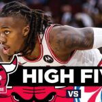 Bulls HOT Streak Continues, Beat 76ers for Fifth Win in a Row | CHGO Bulls Podcast