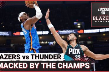 Trail Blazers Get a Championship Level Beatdown from the Thunder | Lessons to Learn from OKC