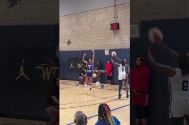 She didn't in fact, finish the clip 😭 #basketball