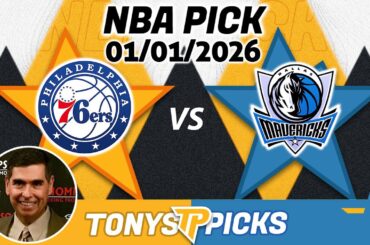 Philadelphia 76ers vs Dallas Mavericks Pick 1/1/26 NBA Pick Prediction