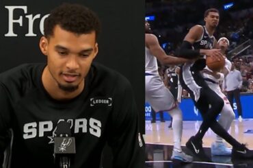 Victor Wembanyama gives update after hyperextending his knee vs Knicks