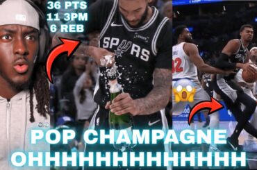 WEMBY-PAGNIE FLURRY.. Spurs Vs Knicks Highlights Reaction