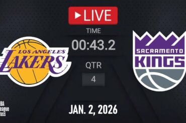 NBA LIVE NOW! Los Angeles Lakers vs Sacramento Kings | Jan. 2, 2026 | Kings vs Lakers NBA LIVE 2K26