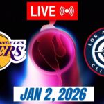 NBA LIVE! Los Angeles Lakers vs LA Clippers January 2, 2026 | 2026 NBA Season Live 2K