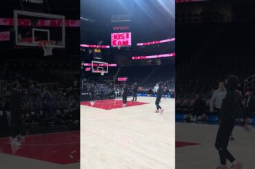 12-27-25 Atlanta Hawks Guard Trae Young Warming Up