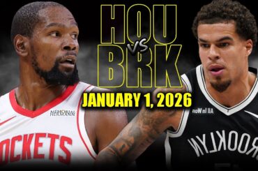 Houston Rockets vs Brooklyn Nets Full Game Highlights – January 1, 2026 | NBA Season