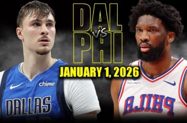 Dallas Mavericks vs Philadelphia 76ers Full Game Highlights – January 1, 2026 | NBA Season