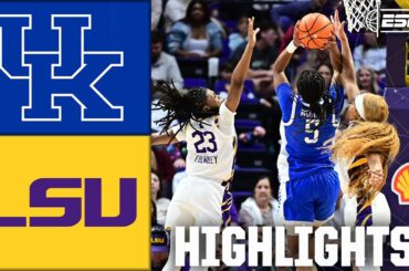 GAME WINNER 🚨 Kentucky Wildcats vs. LSU Tigers | Full Game Highlights | ESPN College Basketball