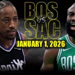 Boston Celtics vs Sacramento Kings Full Game Highlights – January 1, 2026 | NBA Season