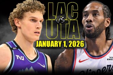 Los Angeles Clippers vs Utah Jazz Full Game Highlights – January 1, 2026 | NBA Season