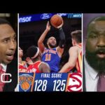 "NBA finals incoming!" - ESPN on Brunson scores 34 Pts, KAT gets 36 Pts as Knicks beat Hawks 128-125
