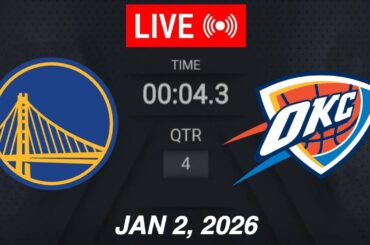 NBA LIVE! Golden State Warriors vs Oklahoma City Thunder | January 2, 2026 | 2026 NBA Season Live 2K