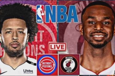 NBA LIVE: MIAMI HEAT vs DETROIT PISTONS (LIVESCORE)