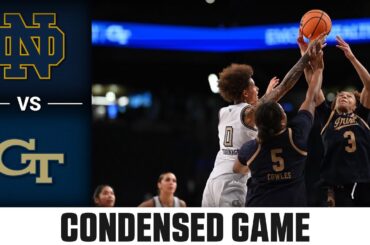 Notre Dame vs. Georgia Tech Condensed Game | 2025-26 ACC Women’s Basketball