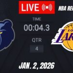 NBA LIVE! Los Angeles Lakers vs Memphis Grizzlies | January 2, 2026 | Lakers vs Grizzlies 2K26