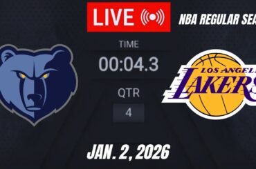 NBA LIVE! Los Angeles Lakers vs Memphis Grizzlies | January 2, 2026 | Lakers vs Grizzlies 2K26