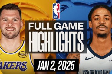 LAKERS vs GRIZZLIES FULL GAME HIGHLIGHTS JANUARY 2, 2026 NBA HIGHLIGHTS TODAY | NBA 2K26 GAMEPLAY