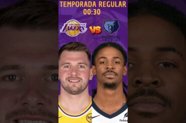 Apresentação Los Angeles Lakers Vs Memphis Grizzlies - Temporada Regular