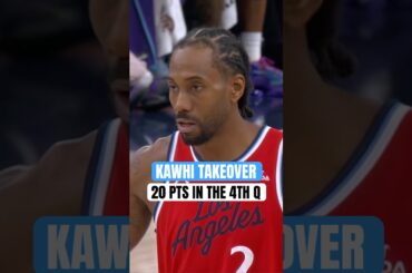Kawhi drops 45 (20 in 4Q) vs. Utah 🔥