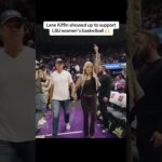 Lane Kiffin at the LSU women's basketball game Thursday night 👀 (via @lsuwbkb/TT)