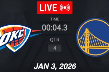 NBA LIVE! Golden State Warriors vs Oklahoma City Thunder | January 3, 2026 | 2026 NBA Season Live 2K