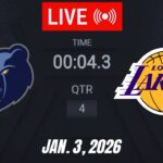 NBA LIVE! Los Angeles Lakers vs Memphis Grizzlies January 3, 2026 | NBA Full Game Today (2K)