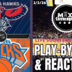 🔴LIVE - Atlanta Hawks vs New York Knicks - Play-By-Play & Reactions (1/2/26)