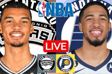 LIVE: SAN ANTONIO SPURS vs INDIANA PACERS | NBA | PLAY BY PLAY | SCOREBOARD
