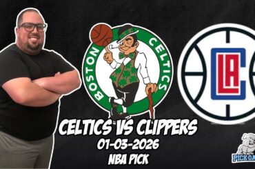 Boston Celtics vs Los Angeles Clippers 1/3/26 NBA Free Picks & Prediction | NBA Betting Tips