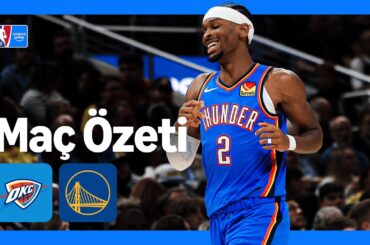 Oklahoma City Thunder - Golden State Warriors | Maç Özeti | NBA | Prime Video Türkiye