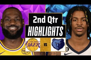 Los Angeles Lakers vs Memphis Grizzlies Full Game Highlights 2nd Qtr | Jan 2 | 2025 NBA Highlights