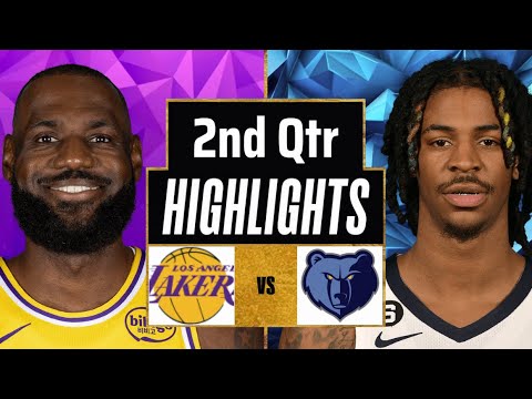 Los Angeles Lakers vs Memphis Grizzlies Full Game Highlights 2nd Qtr | Jan 2 | 2025 NBA Highlights