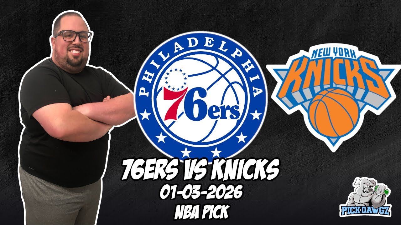 Philadelphia 76ers vs New York Knicks 1/3/26 NBA Free Picks & Prediction | NBA Betting Tips