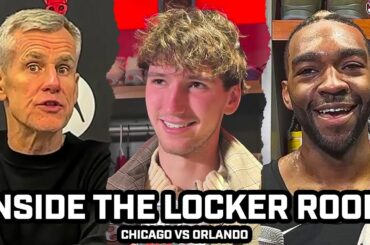 Inside a CELEBRATORY Chicago Bulls Locker Room after Matas Buzelis Slams Magic