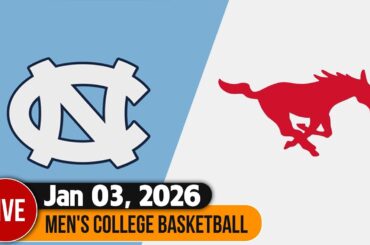 [⁌LIVE] SMU vs North Carolina Jan/03/2026 | Men's College Basketball | NCAAM Today