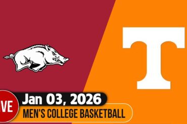 [⁌LIVE] Arkansas vs Tennessee Jan/03/2026 | Men's College Basketball | NCAAM Today