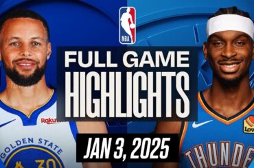 WARRIORS vs THUNDER FULL GAME HIGHLIGHTS JANUARY 3, 2026 NBA HIGHLIGHTS TODAY | NBA 2K26 GAMEPLAY