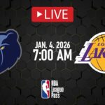 NBA LIVE! Los Angeles Lakers vs Memphis Grizzlies | Jan. 4, 2026 | Grizzlies vs Lakers NBA LIVE 2K26