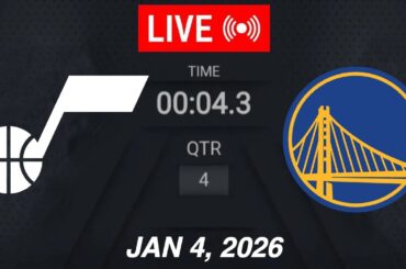 NBA LIVE! Golden State Warriors vs Utah Jazz | January 4, 2026 | 2026 NBA Season Live 2K